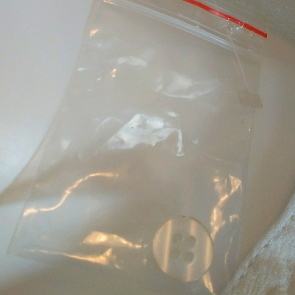 Mine Anthropologie Cream Cotton Blend Rayon Lace 3/4 Sleeves Blouse Size S - Picture 11 of 13